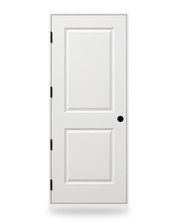2-panel Shaker prehung door